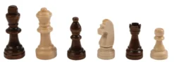 Chess cassette De Luxe, travel, field 30 mm, with numbers and letters (2711)