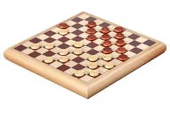 Chess checkers set, wooden box, field 35 mm (2803)
