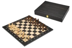 Chess-Set black, Tournament, field 50mm (2515)