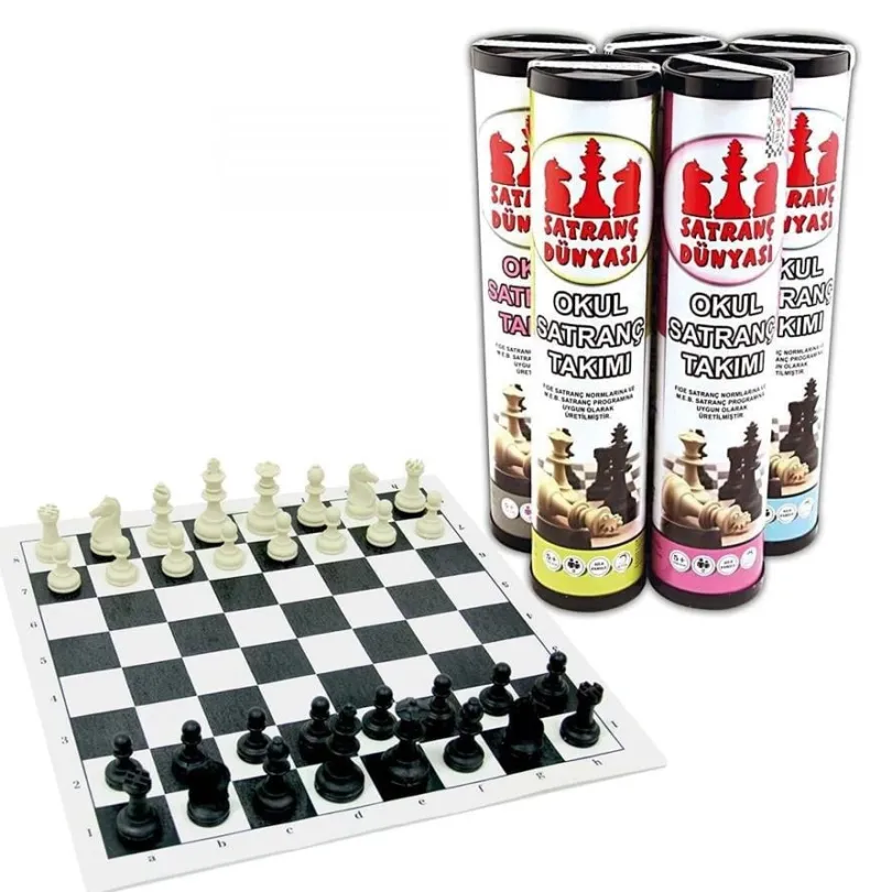 Chess set in tube: Star/Chess World - Large