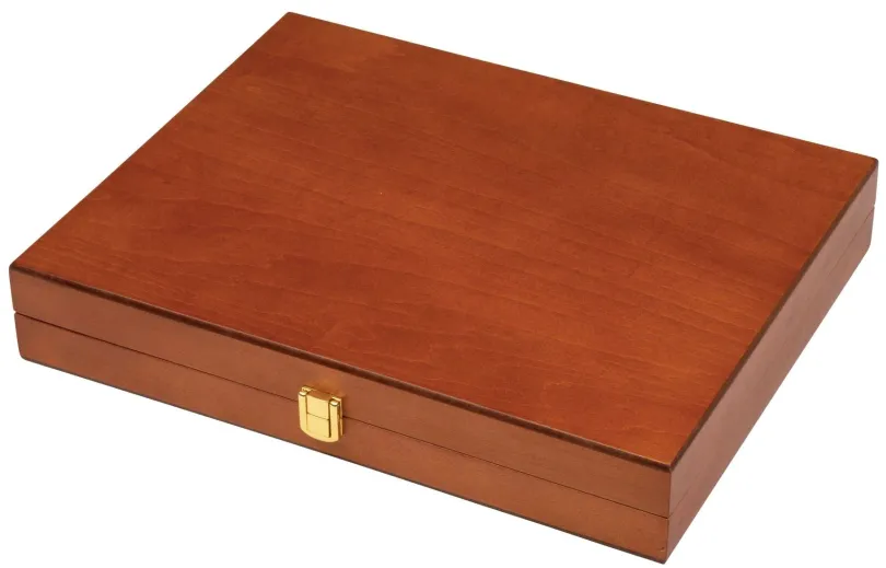 Chess-Set, Tournament, field 50mm, in wooden case (2503)