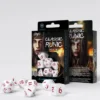 Classic Runic White & red Dice Set (7)