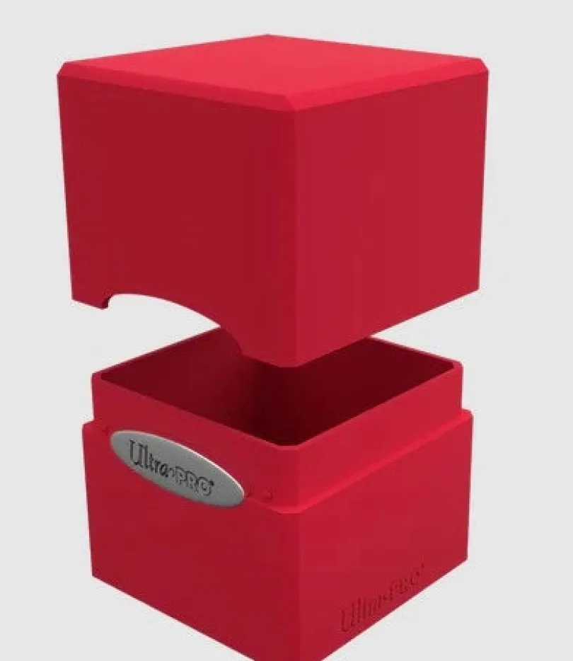 Classic Satin Cube - Apple Red