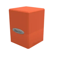 Classic Satin Cube - Pumpkin Orange