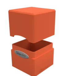 Classic Satin Cube - Pumpkin Orange
