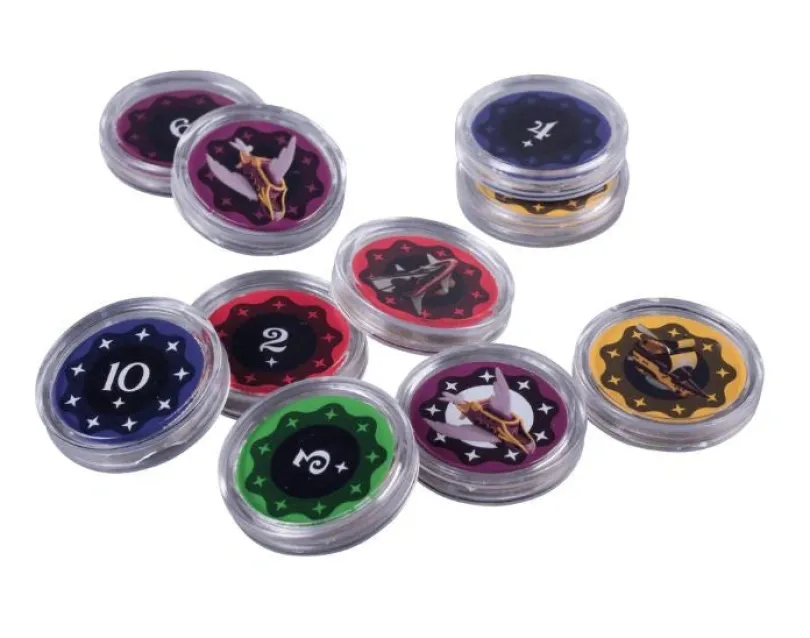 72 Coin Capsules 27 mm diameter (Fractured Sky Coin Capsules)