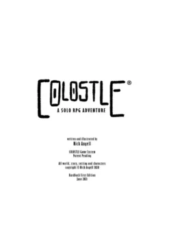 Colostle Solo RPG