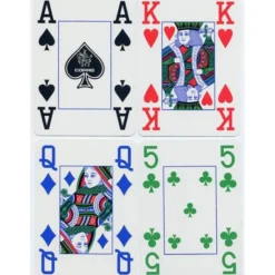 Copag 4 Colour Poker Cards 100 Plastic Rod