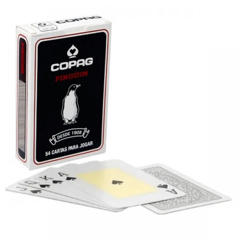 Copag Pinguim Bridge Cards Deck (Black or Red)