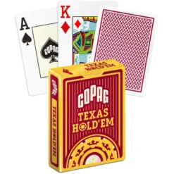 Copag Texas Hold'em poker cards (Red)