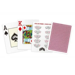 Copag Texas Hold'em poker cards (Red)