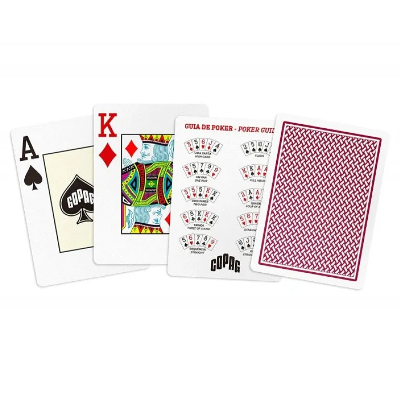 Copag Texas Hold'em poker cards (Red)