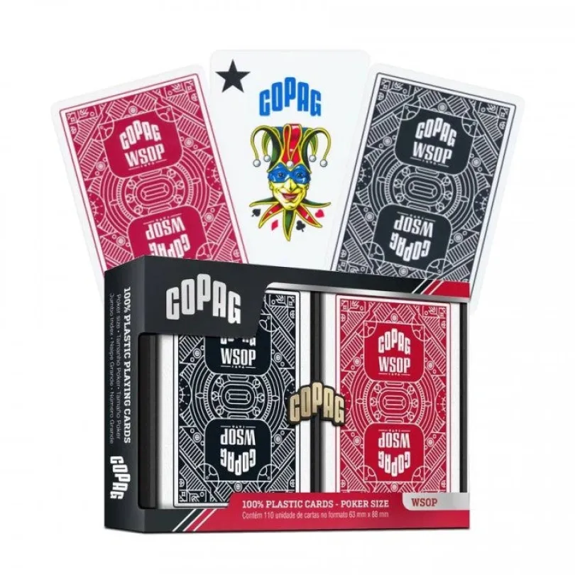 Copag Wsop Jumbo Index Double Plastic playing cards