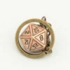 Copper Guild D20 Keychain Detachable Metal Copper