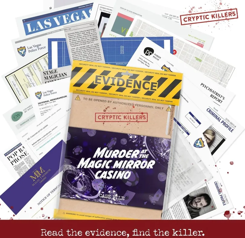 Cryptic Killers Murder At The Magic Mirror Casino