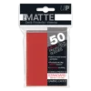 50ct Pro-Matte Red Standard Deck Protectors