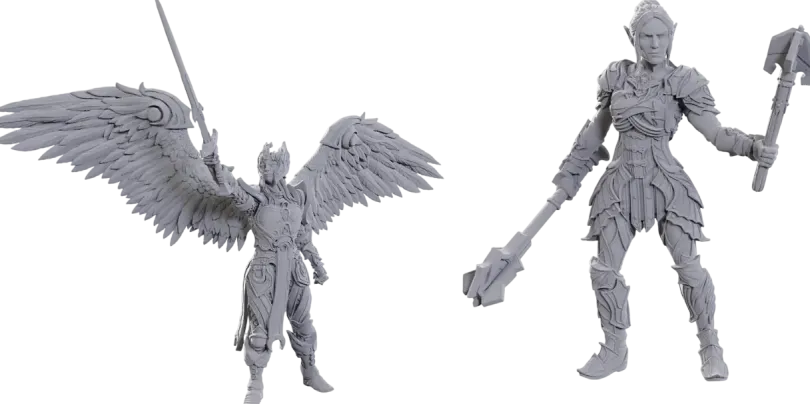 D&D Nolzur's Mini: SE BG3 - Dame Aylin & Minthara
