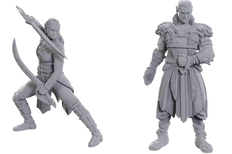 D&D Nolzur's Mini: SE BG3 - Jaheira & Halsin