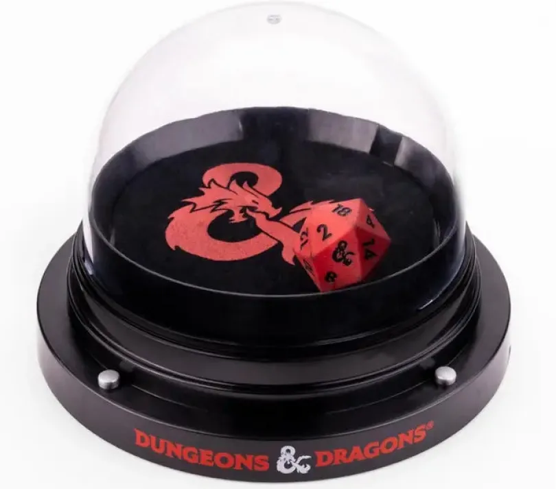 D&D Orb of Possibility Dice Roller with Silicone d20
