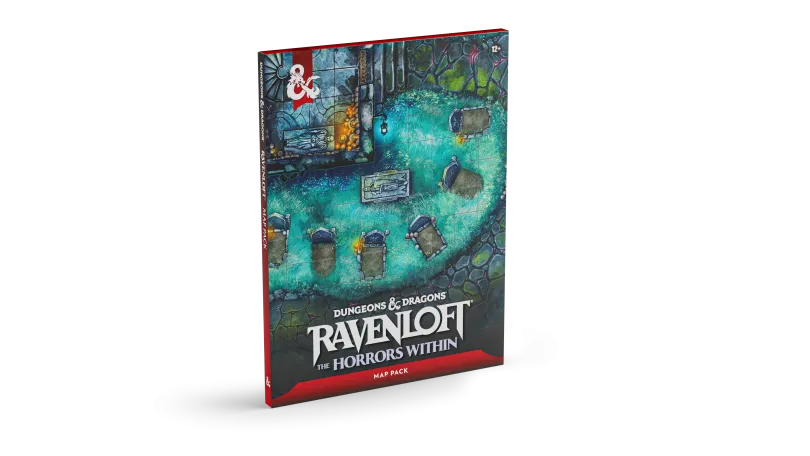 D&D Ravenloft The Horrors Within Dungeon Map pack