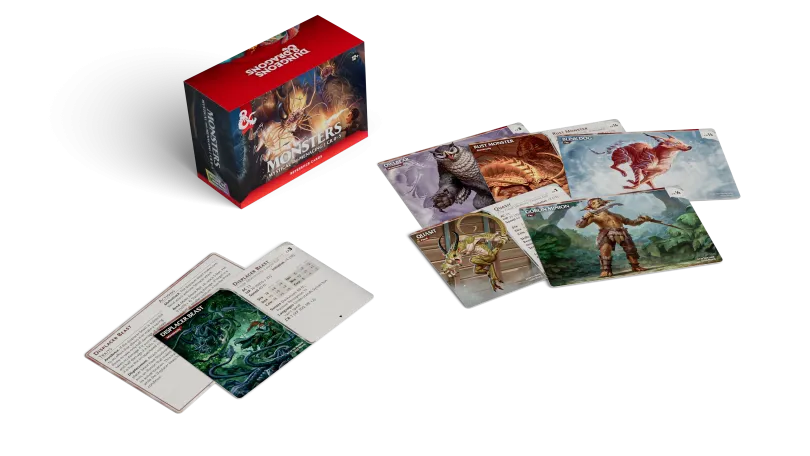 D&D Reference Cards - Monsters (Mystical and Menacing)