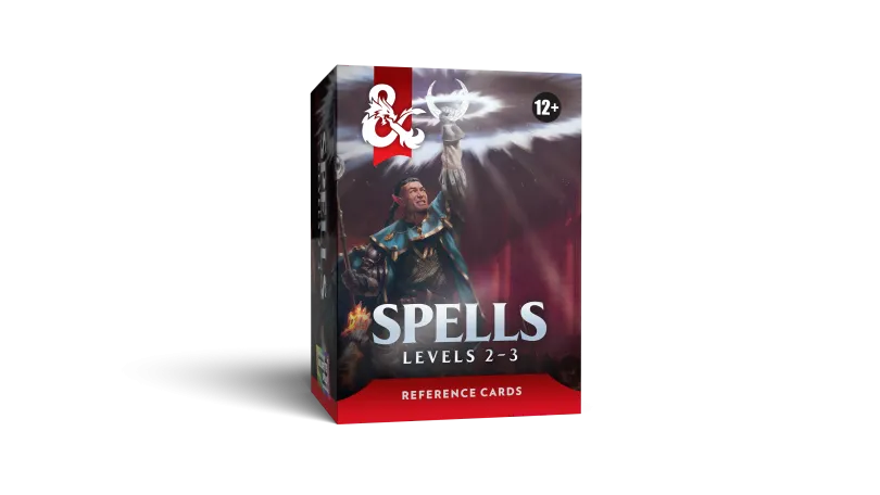 D&D Reference Cards - Spells (Levels 2-3)