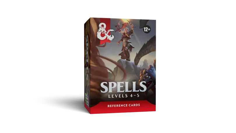 D&D Reference Cards - Spells (Levels 4-5)