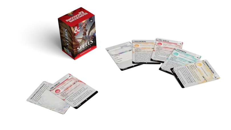 D&D Reference Cards - Spells (Levels 4-5)