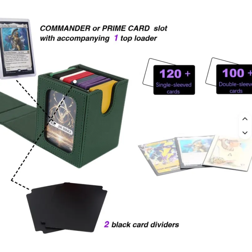 Deck Box Svart/Grön