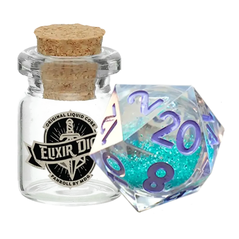 D20 Elixir Liquid Core Dice Disco Vibes
