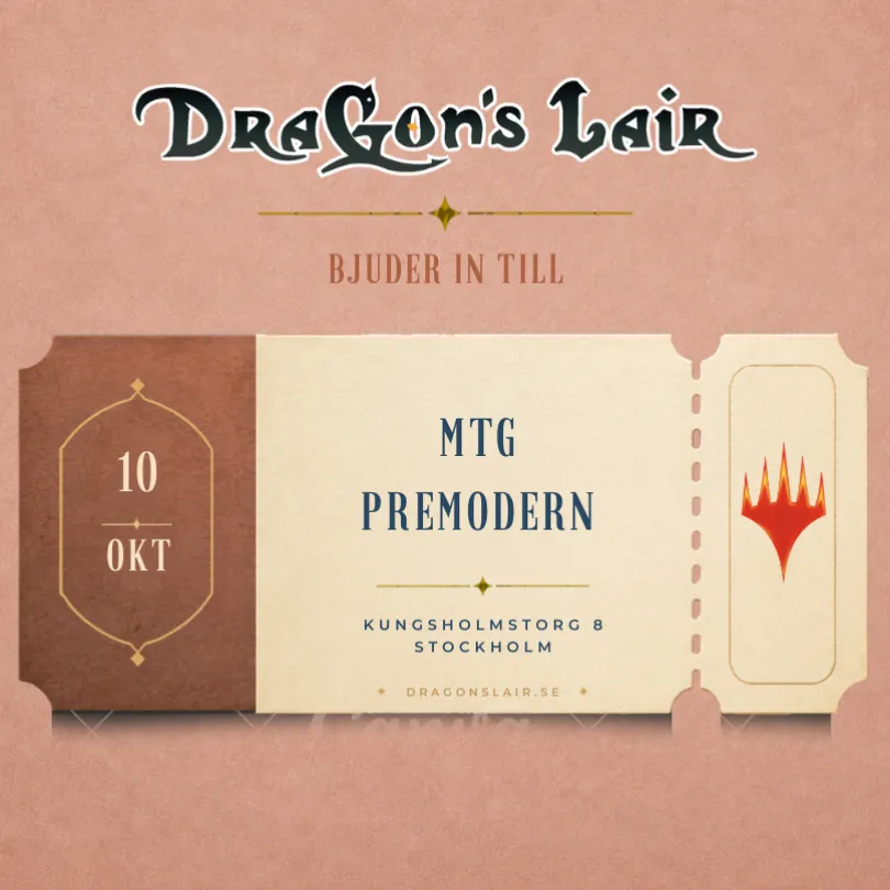 Deltagarbiljett - MTG Premodern