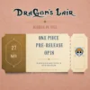 Deltagarbiljett - One Piece Pre-Release OP18 27/11