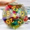 D20 Flowers And Leaves 33mm