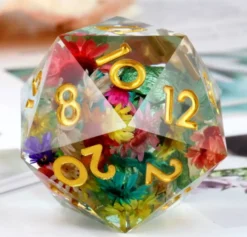 D20 Flowers And Leaves 33mm