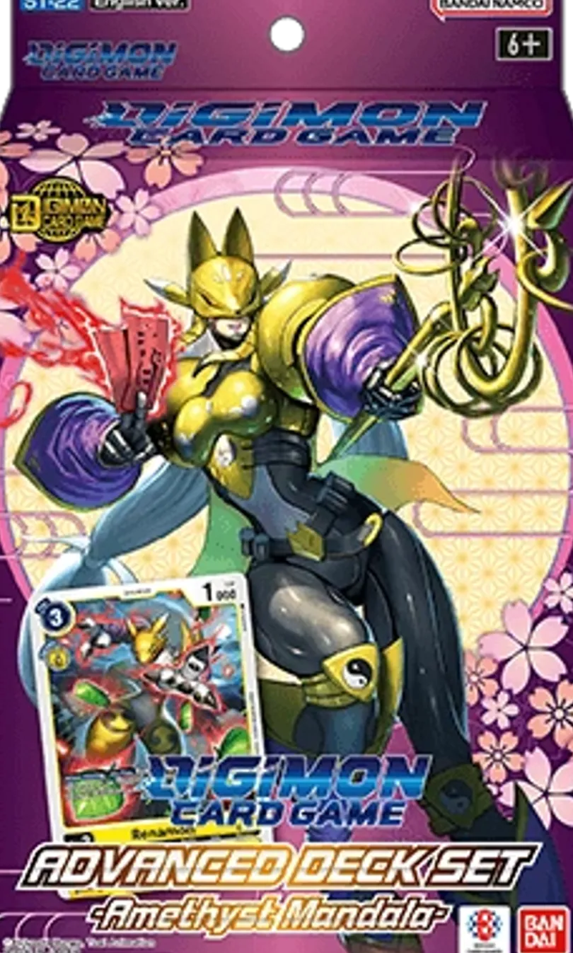Digimon Card Game - Amethyst Mandala Advanced Deck ST-22