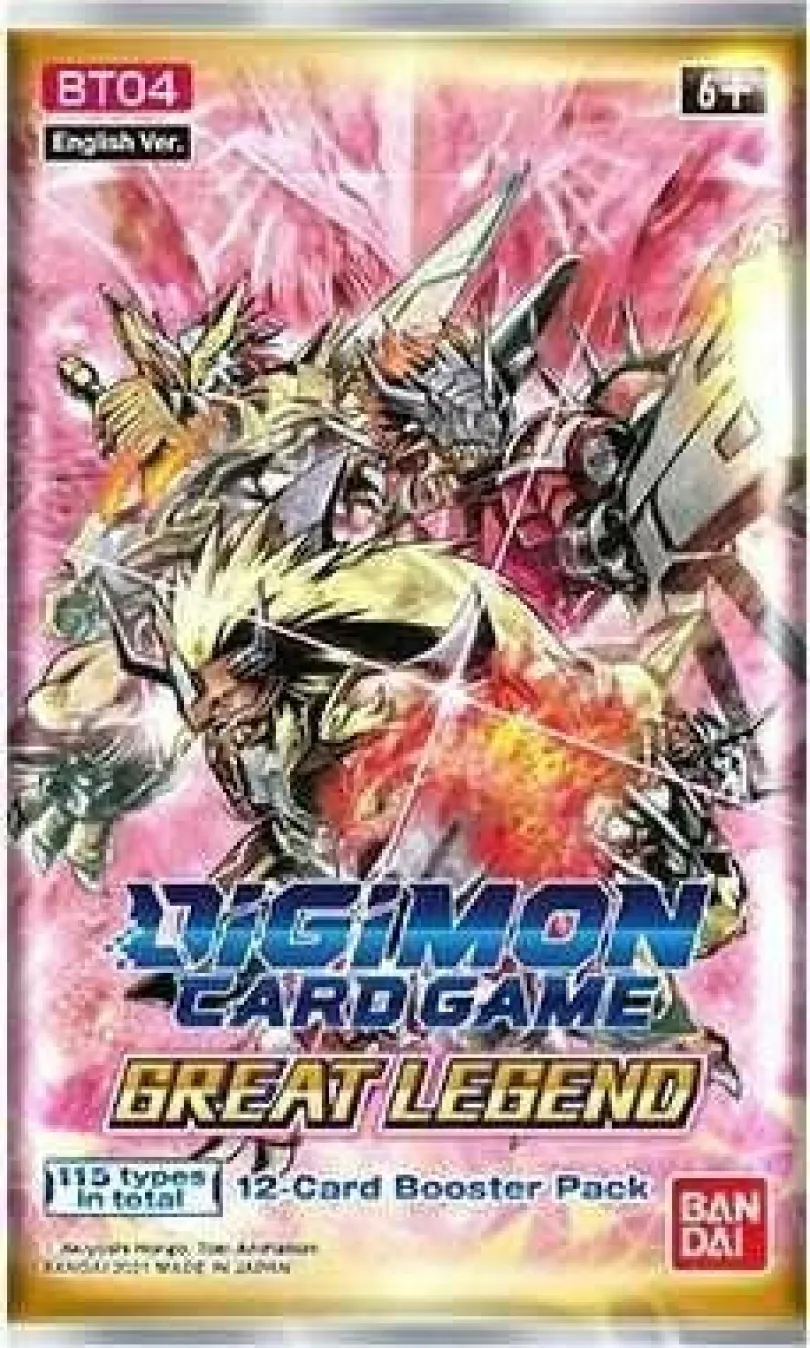 Digimon Card Game Great Legend Booster Bt04 En