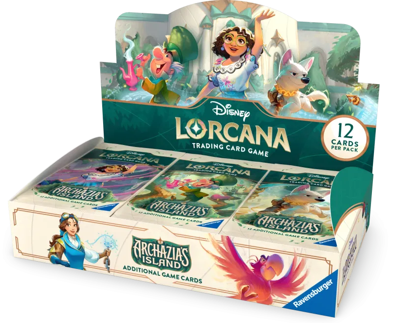 Disney Lorcana TCG: Archazia’s Island - Booster Pack Display (24 boosters)