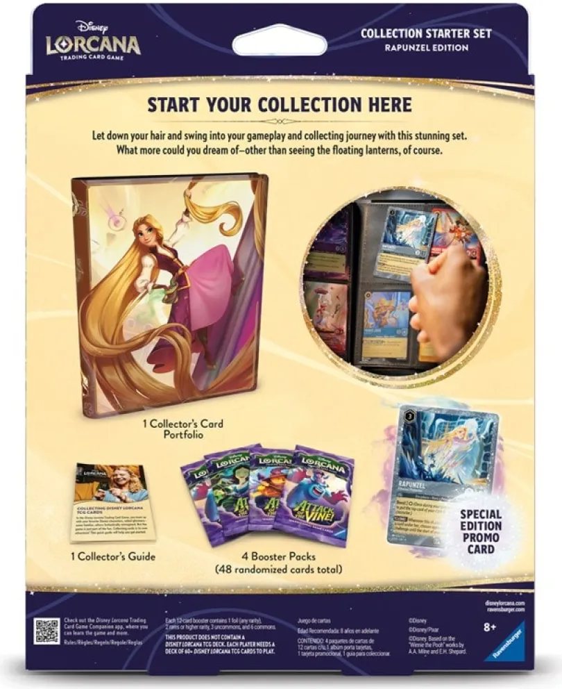 Disney Lorcana TCG: Attack of the Wine Collection Starter - Rapunzel Edition (Max 1 per kund)