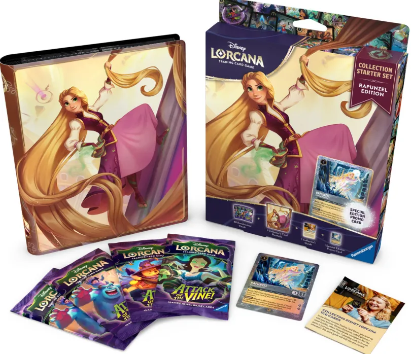 Disney Lorcana TCG: Attack of the Wine Collection Starter - Rapunzel Edition (Max 1 per kund)