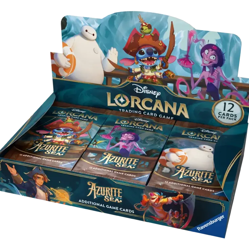 Disney Lorcana TCG: Azurite Sea - Booster Pack Display (24 boosters)