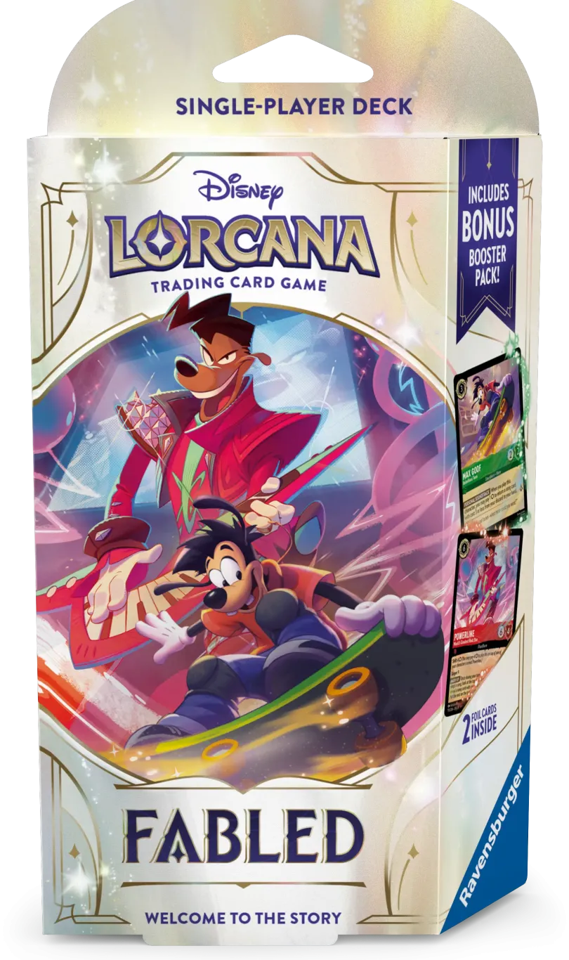 Disney Lorcana TCG: Fabled Starter Deck - Max, Goofy & Powerline
