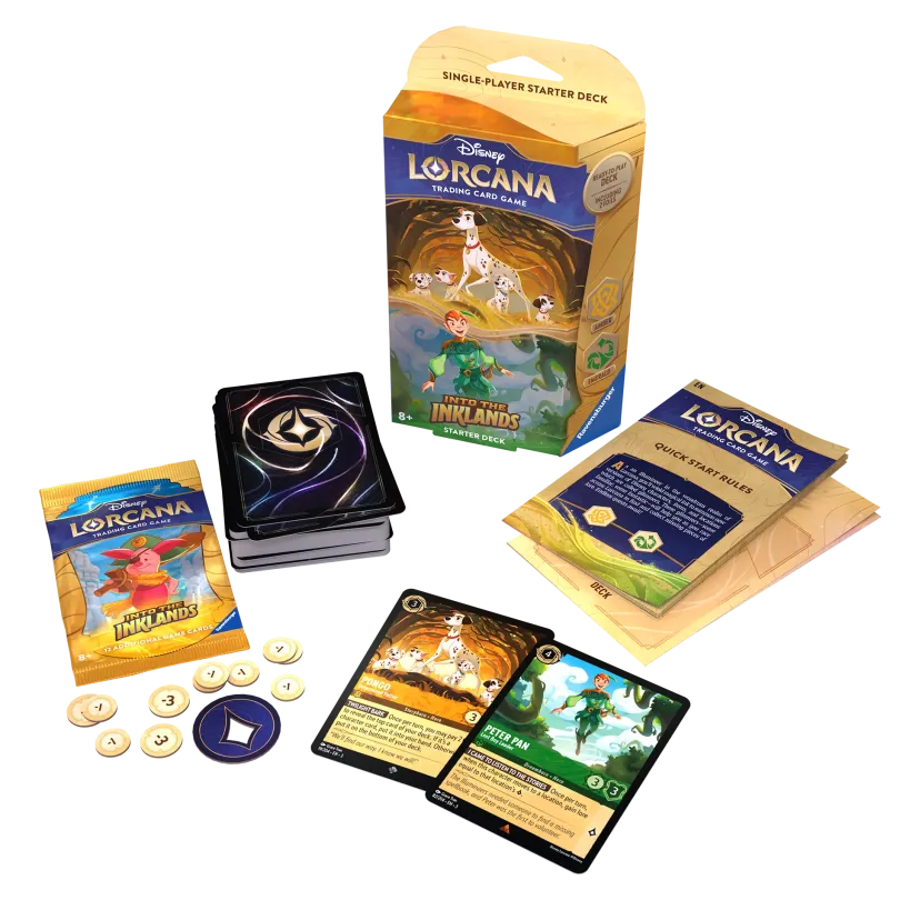 Disney Lorcana TCG: Into the Inklands - Starter deck - Pongo & Peter Pan