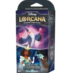 Disney Lorcana TCG: Rise of the Floodborn - Starter deck - Merlin and Tiana (Amethyst & Steel)