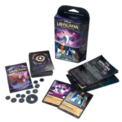 Disney Lorcana TCG: Rise of the Floodborn - Starter deck - Merlin and Tiana (Amethyst & Steel)