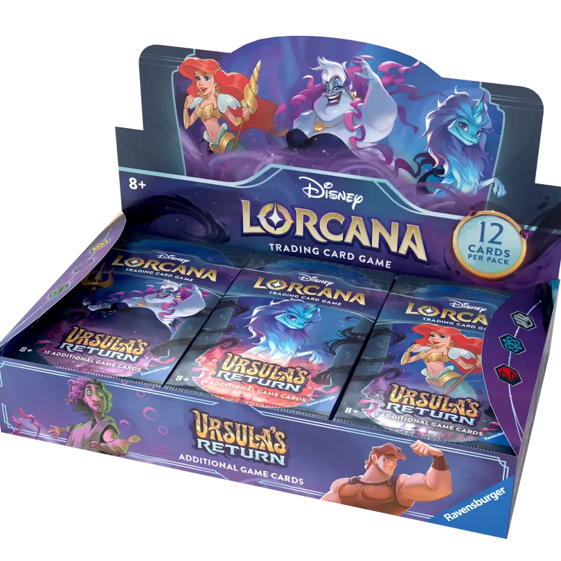 Disney Lorcana Tcg Ursulas Return Booster Pack Display 24 Boosters Disney Lorcana
