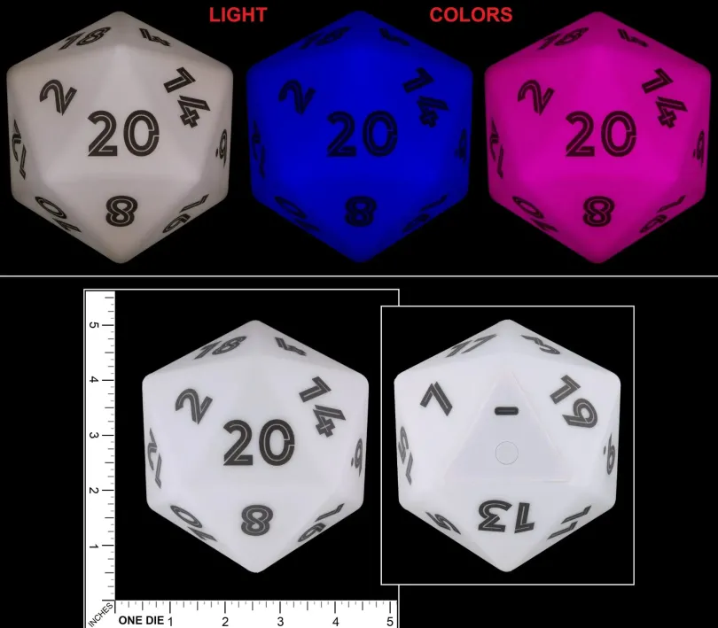 D20 Led Tarning