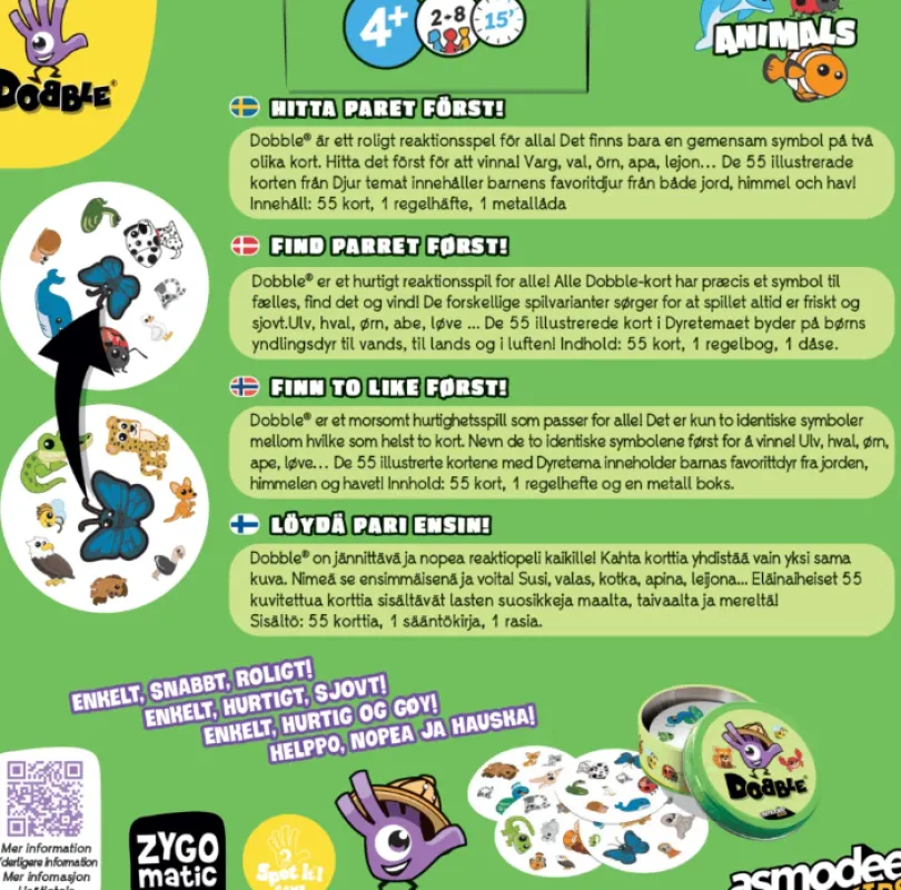 Dobble Animals (Sv)