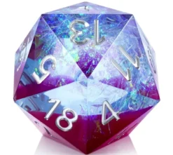 D20 Purple And Blue Spectral (33mm)