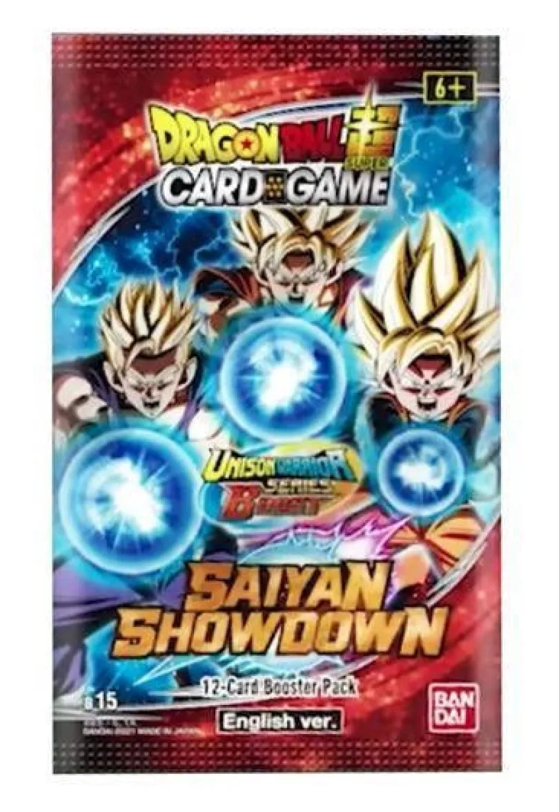 Dragon Ball Super Card Game - Unison Warrior Series Saiyan Showdown Set 6 B15 Booster