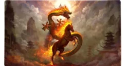 Dragon Shield Art Playmat - Fire Horse 2026
